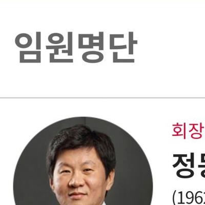 현재 축협 임원진 명단 [정보글]