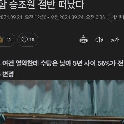 현재 심각한 "해군" 상황