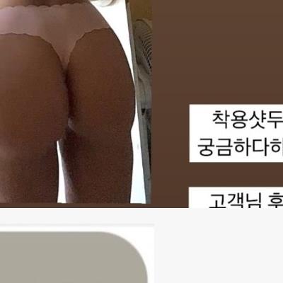 쇼핑몰 속옷 착용샷 후기들