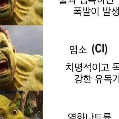 치명적인 물질을 섞었을때 더욱 엄청난 물질이....