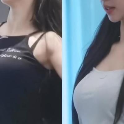 카리나 묵직한 나시 패션으로 안무 연습